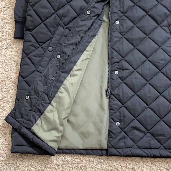 Vans woman’s long boom boom quilted jacket zipper - Picture 7 of 10